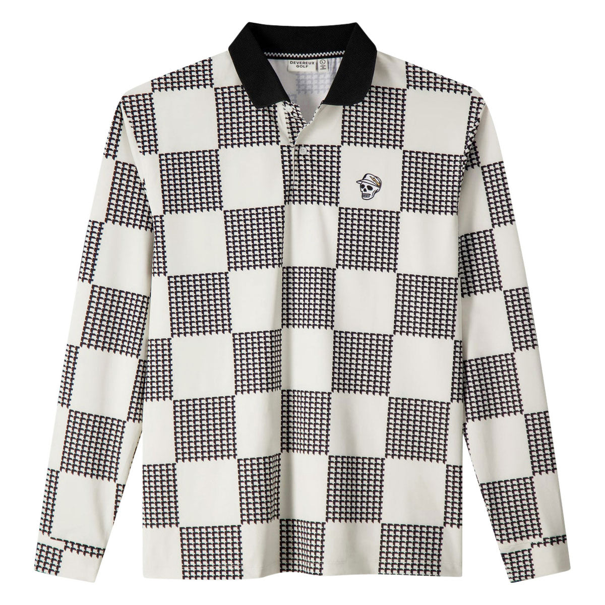 Devereux Back9 Checker Long Sleeve Shirt - Black/White image 4