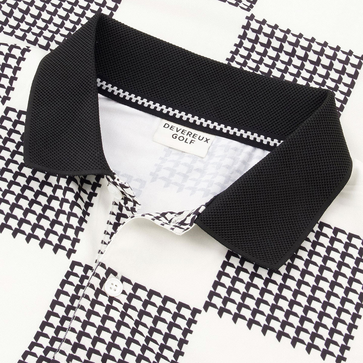 Devereux Back9 Checker Long Sleeve Shirt - Black/White image 5