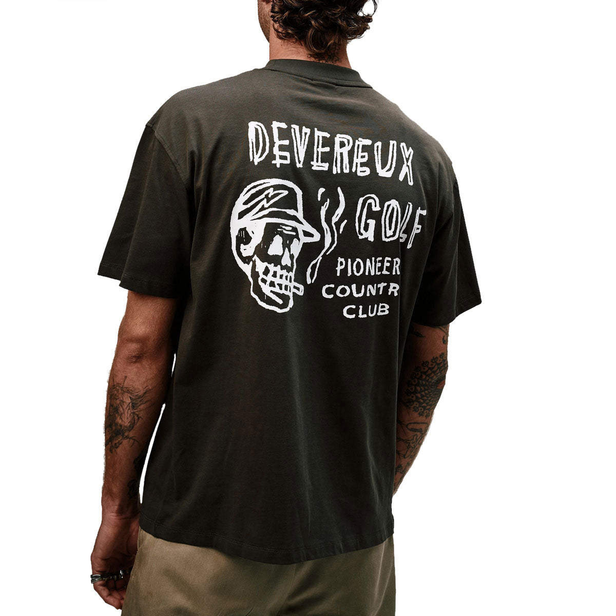 Devereux All The Smoke T-Shirt - Faded Black image 4