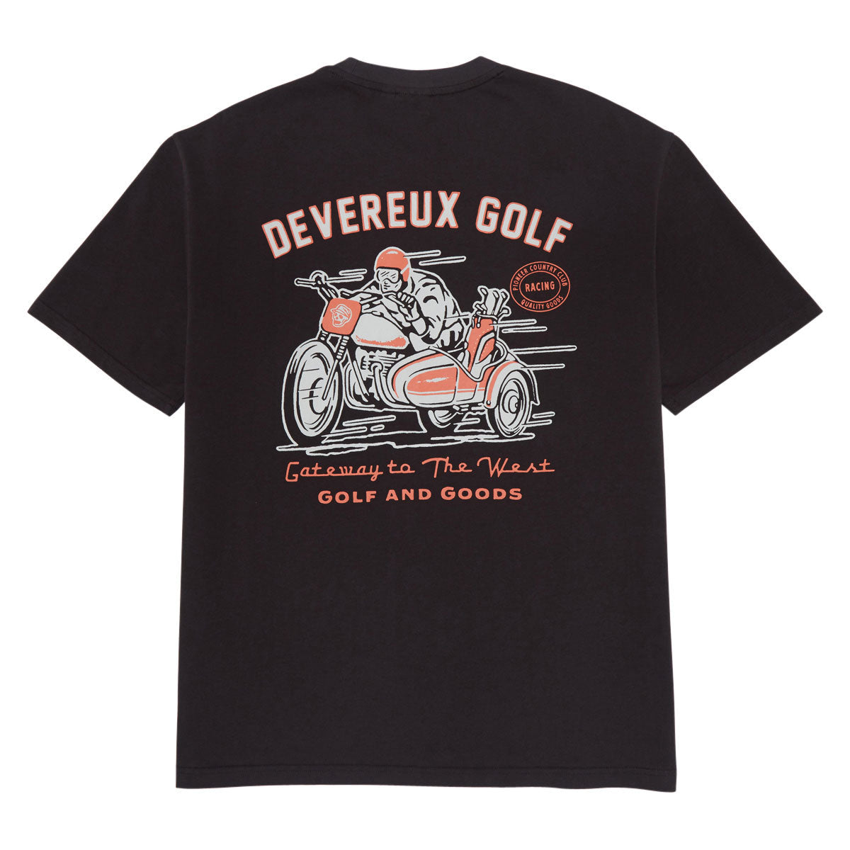 Devereux Gateway To The West T-Shirt - Faded Black image 1