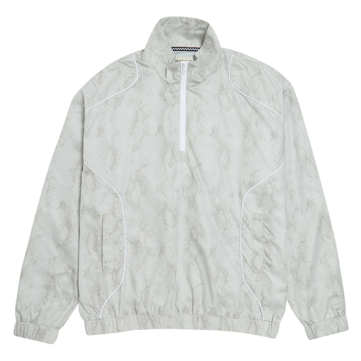 Devereux Piped Quarter Zip Sweatshirt - Succulent Green image 1