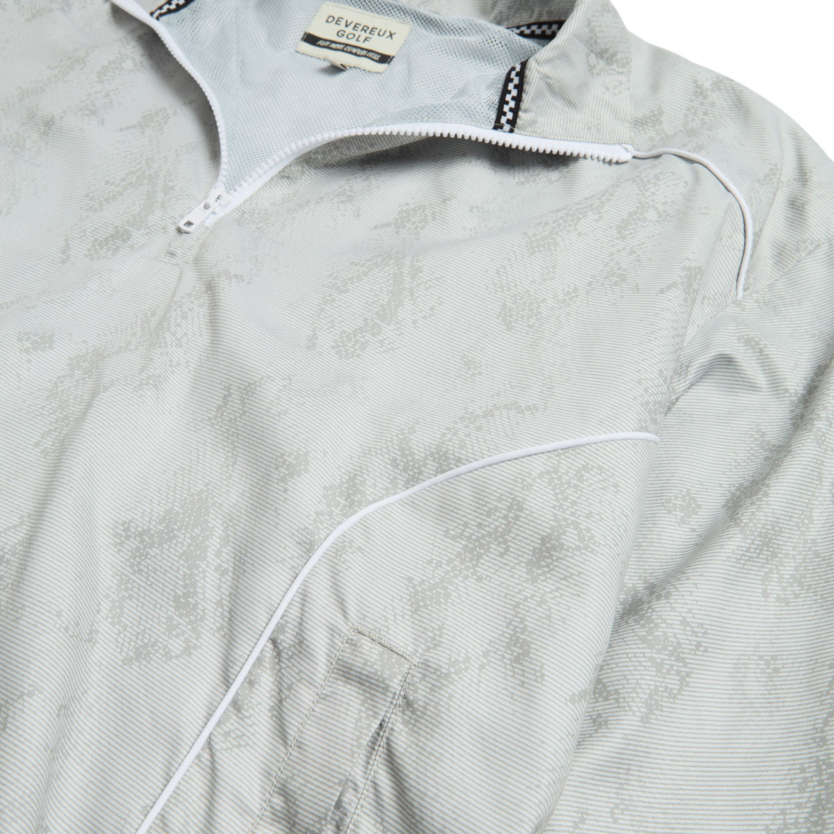 Devereux Piped Quarter Zip Sweatshirt - Succulent Green image 3