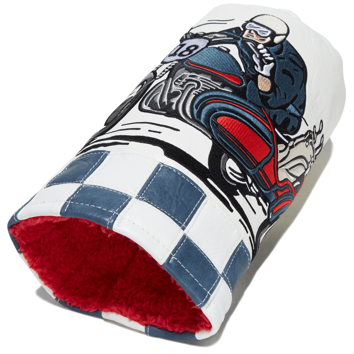 Devereux Check Sidecar Driver Cover - Blue/White image 4