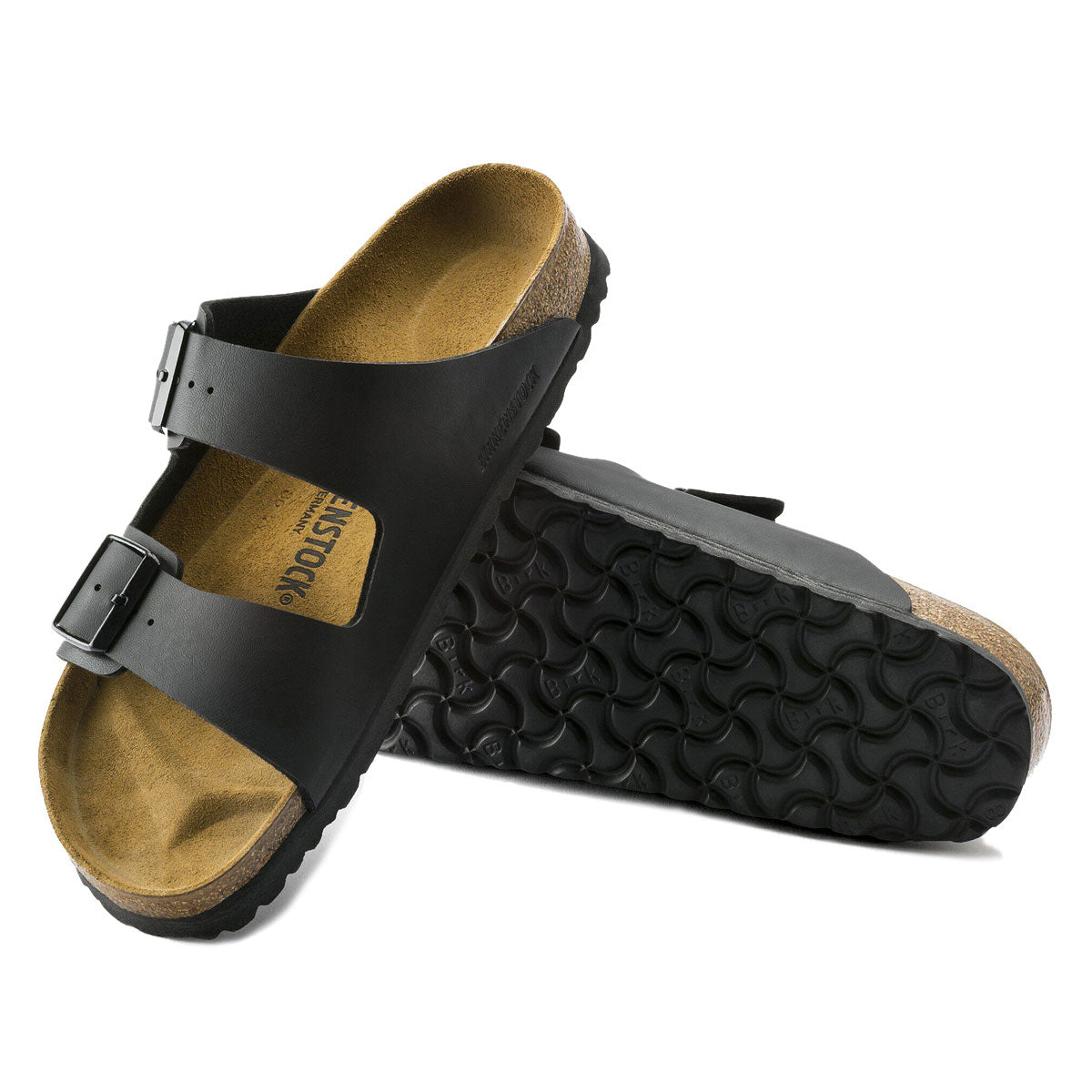 Birkenstock Arizona Sandals - Black Birko-Flor image 4