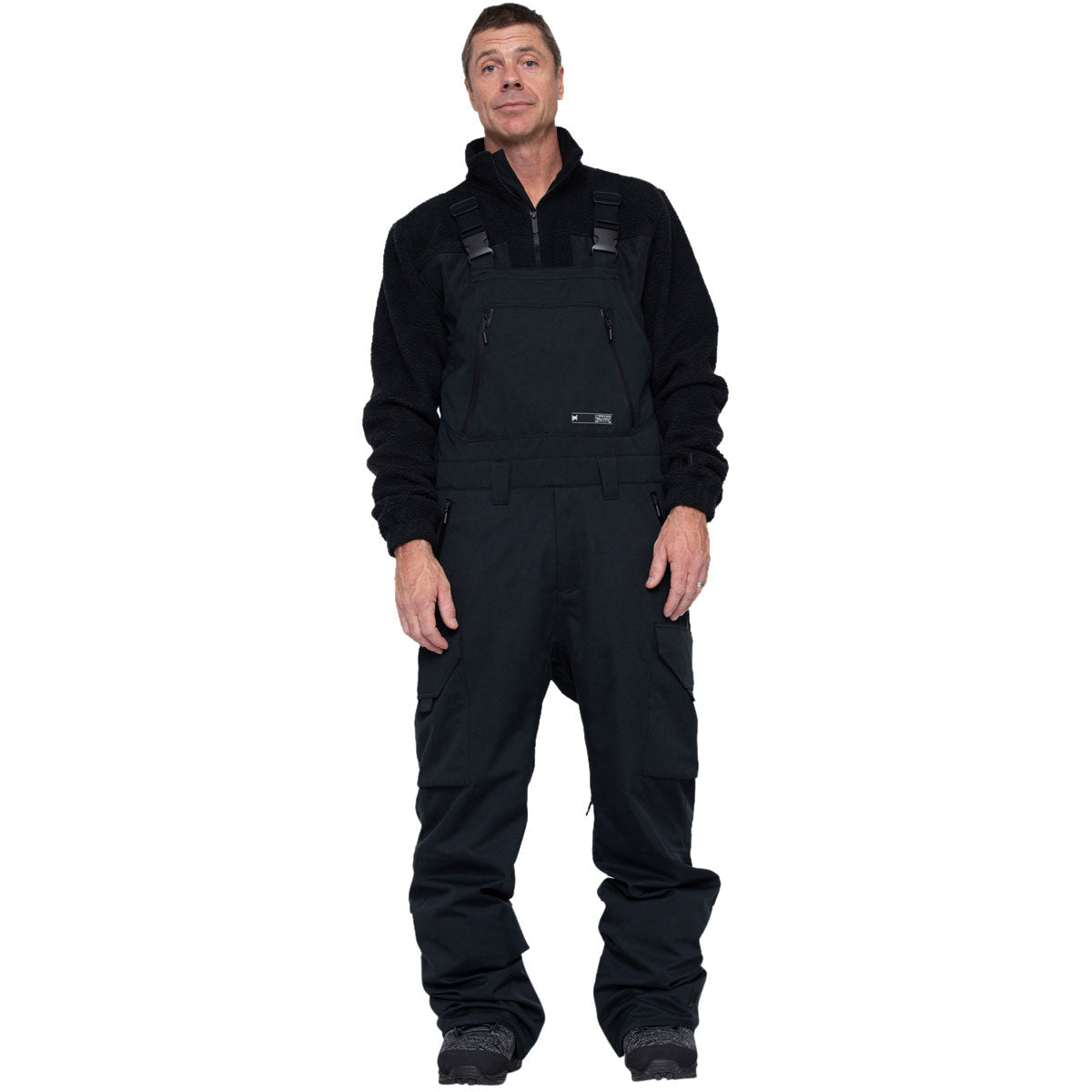 L1 Sentinal Bib 2024 Snowboard Pants - Black image 1