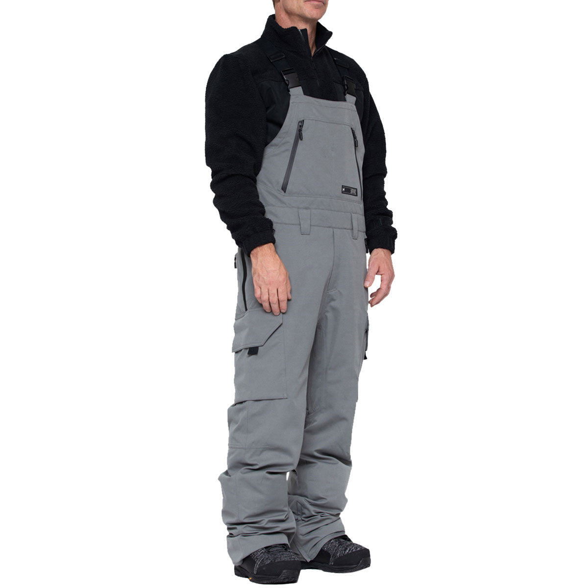 L1 Sentinal Bib 2024 Snowboard Pants - Alloy image 3