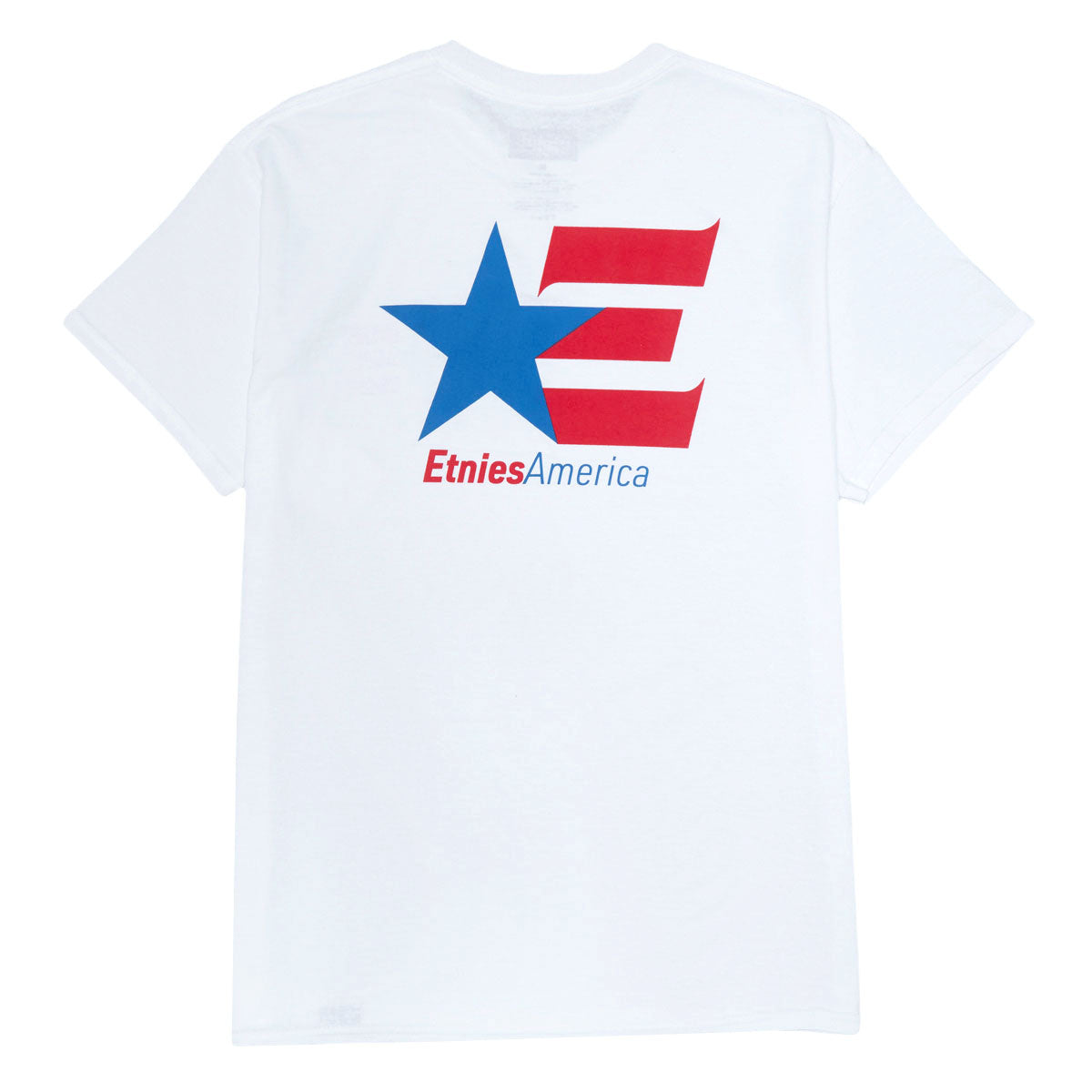 Etnies America T-Shirt - White/Blue/Red image 1