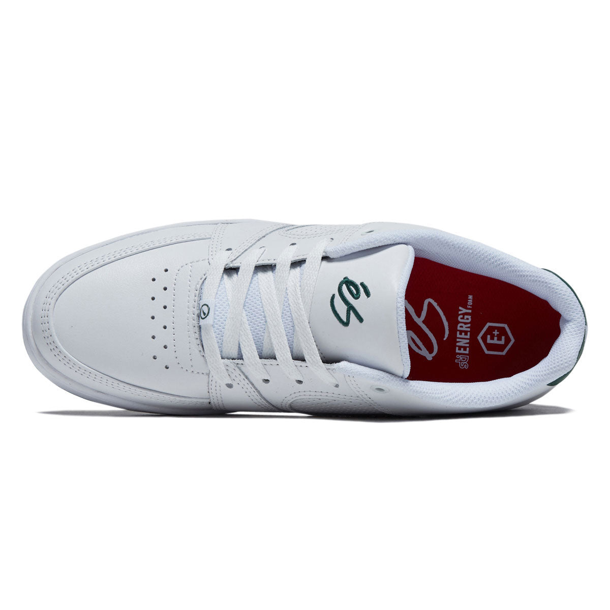 eS Accel Slim Shoes - White/Dark Green image 3