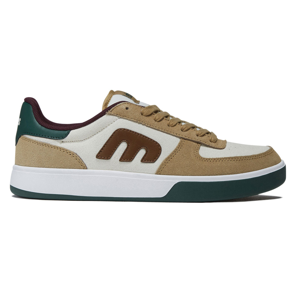 Etnies x Skate Wild Emerson Shoes - Tan/Green image 1