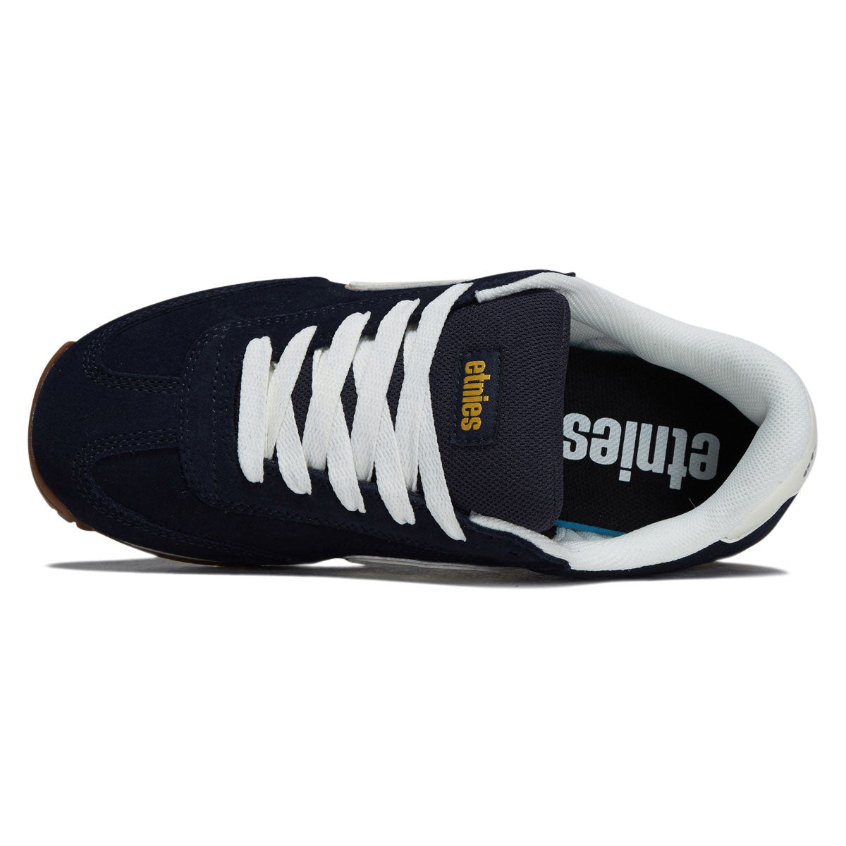 Etnies Lo-Cut 2K Shoes - Navy/Yellow image 3