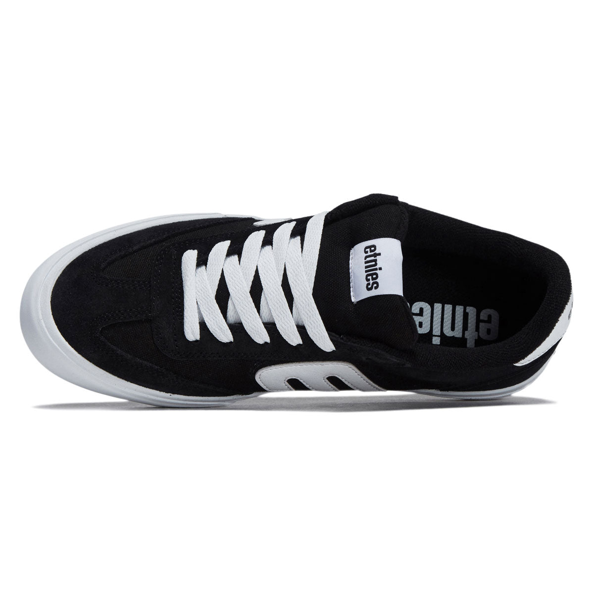 Etnies Lo-Cut Vulc Shoes - Black/White image 3