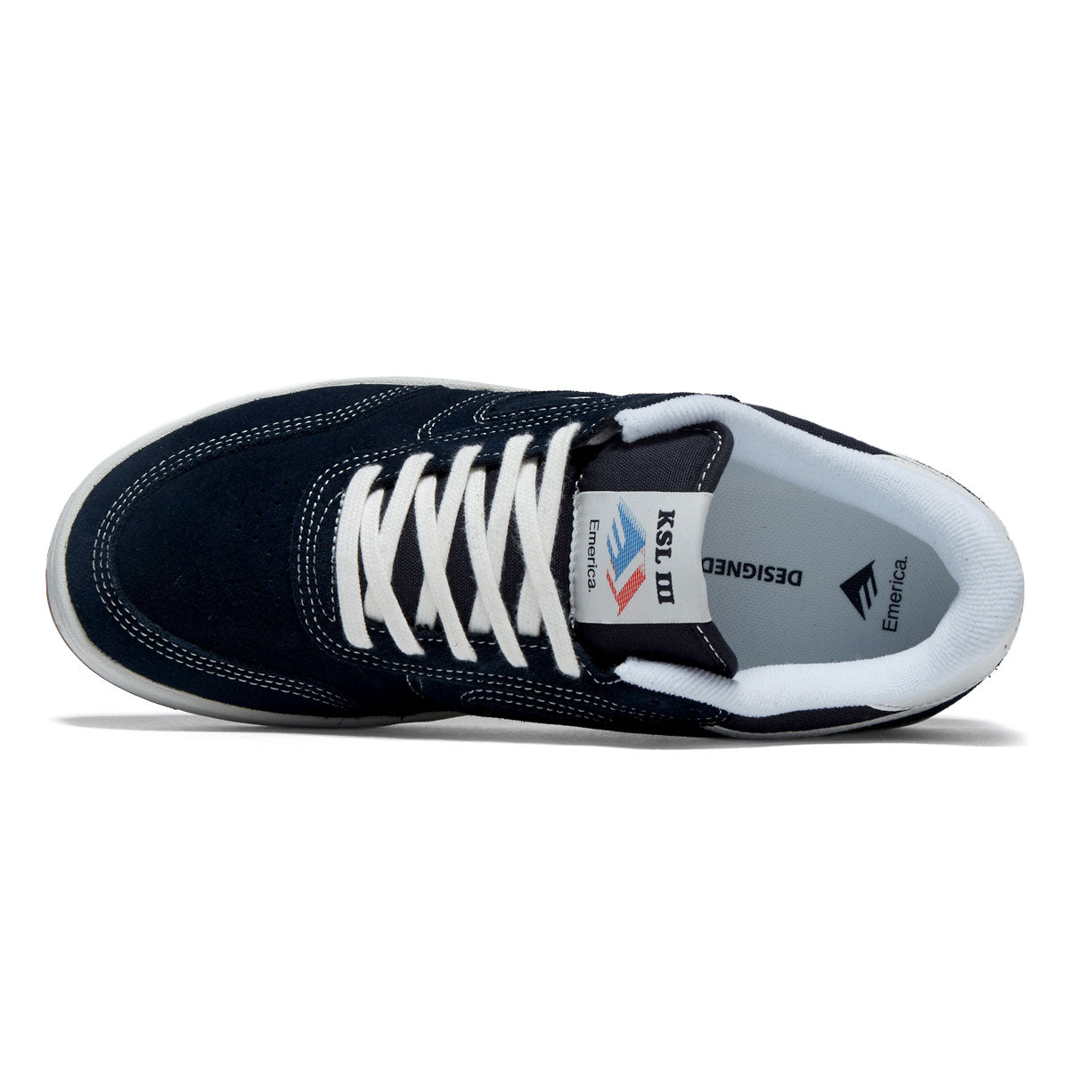 Emerica KSL III Shoes - Navy/Tan image 3