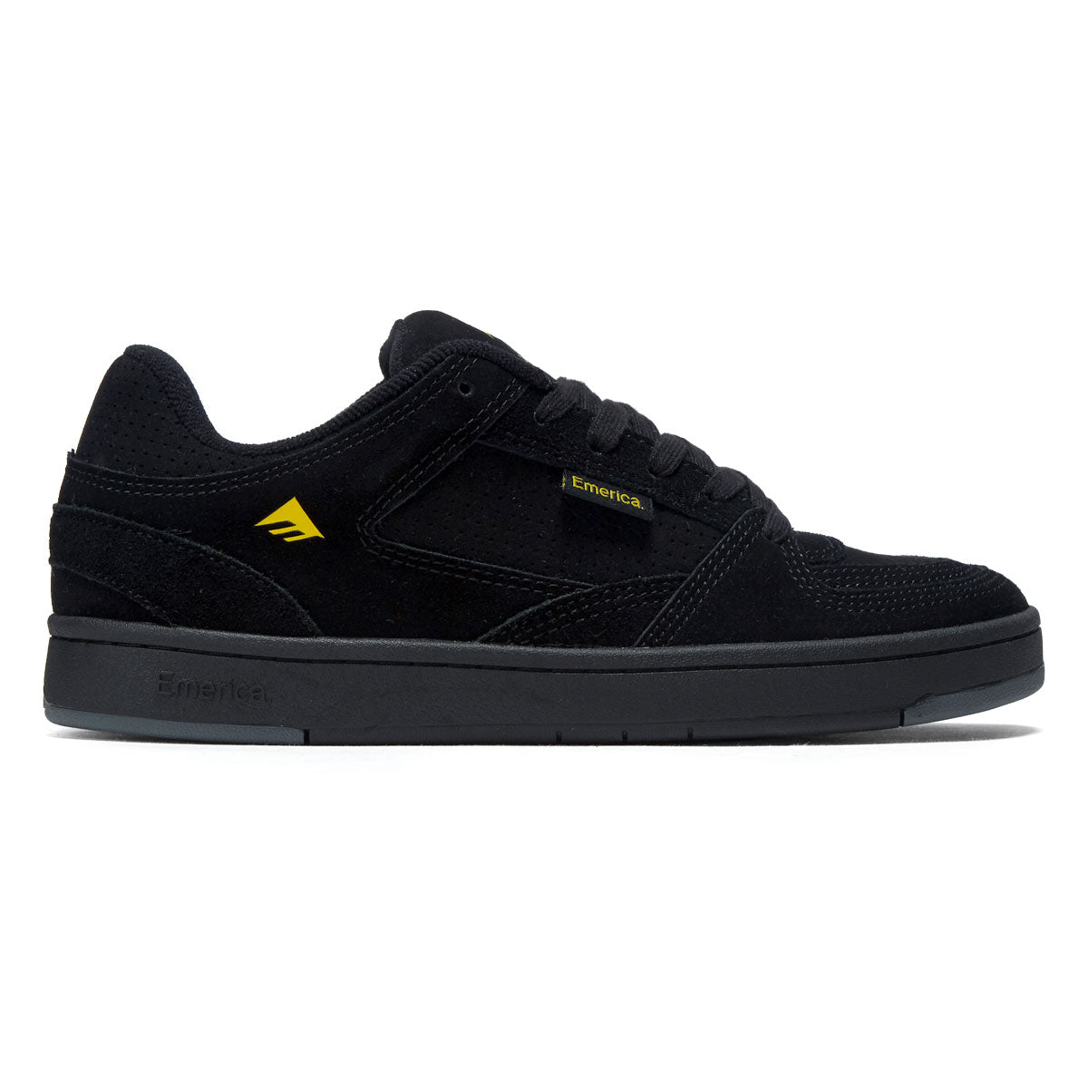 Emerica Mute Shoes - Black/Yellow/Black image 1