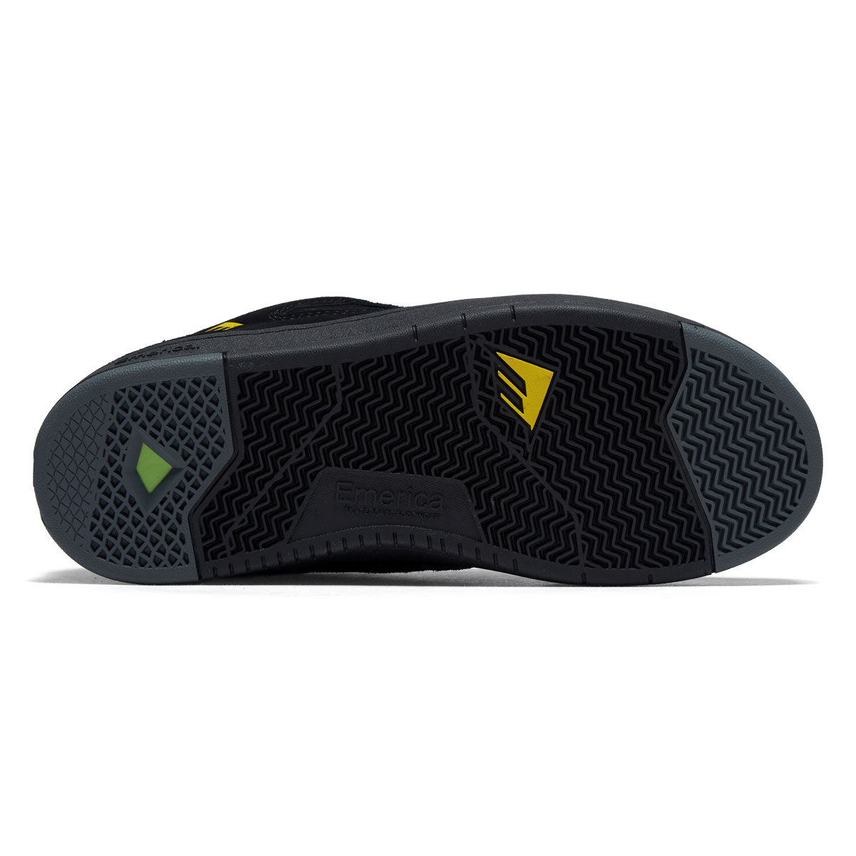 Emerica Mute Shoes - Black/Yellow/Black image 4