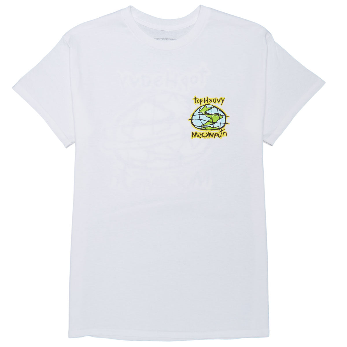 Top Heavy x Muckmouth T-Shirt - White image 2