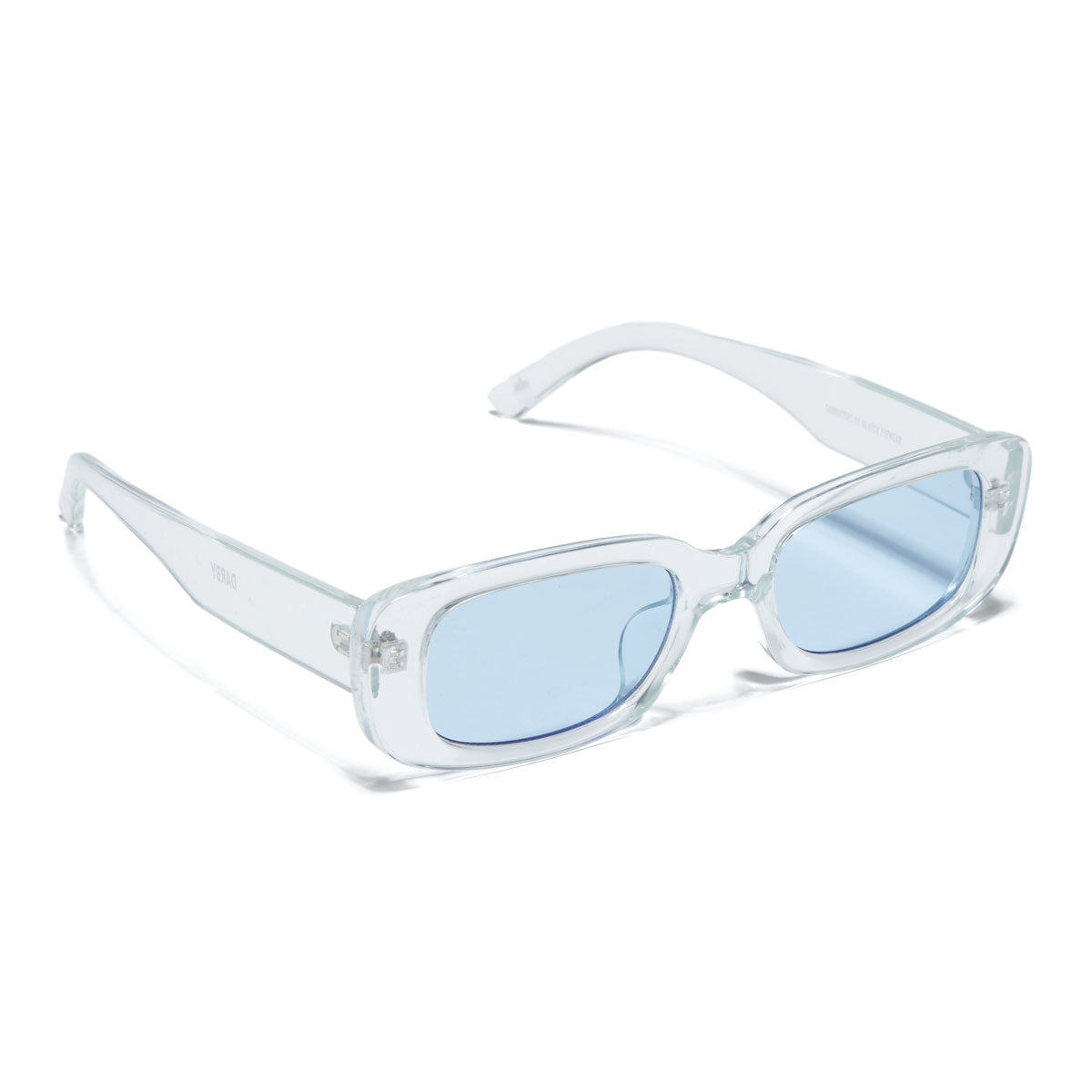 Glassy Darby Sunglasses - Ice/Blue Lens image 1