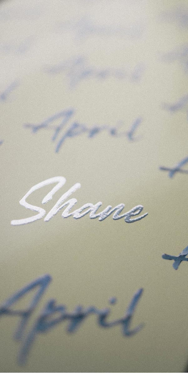 April Shane Script Logo Skateboard Complete - Yellow - 8.50