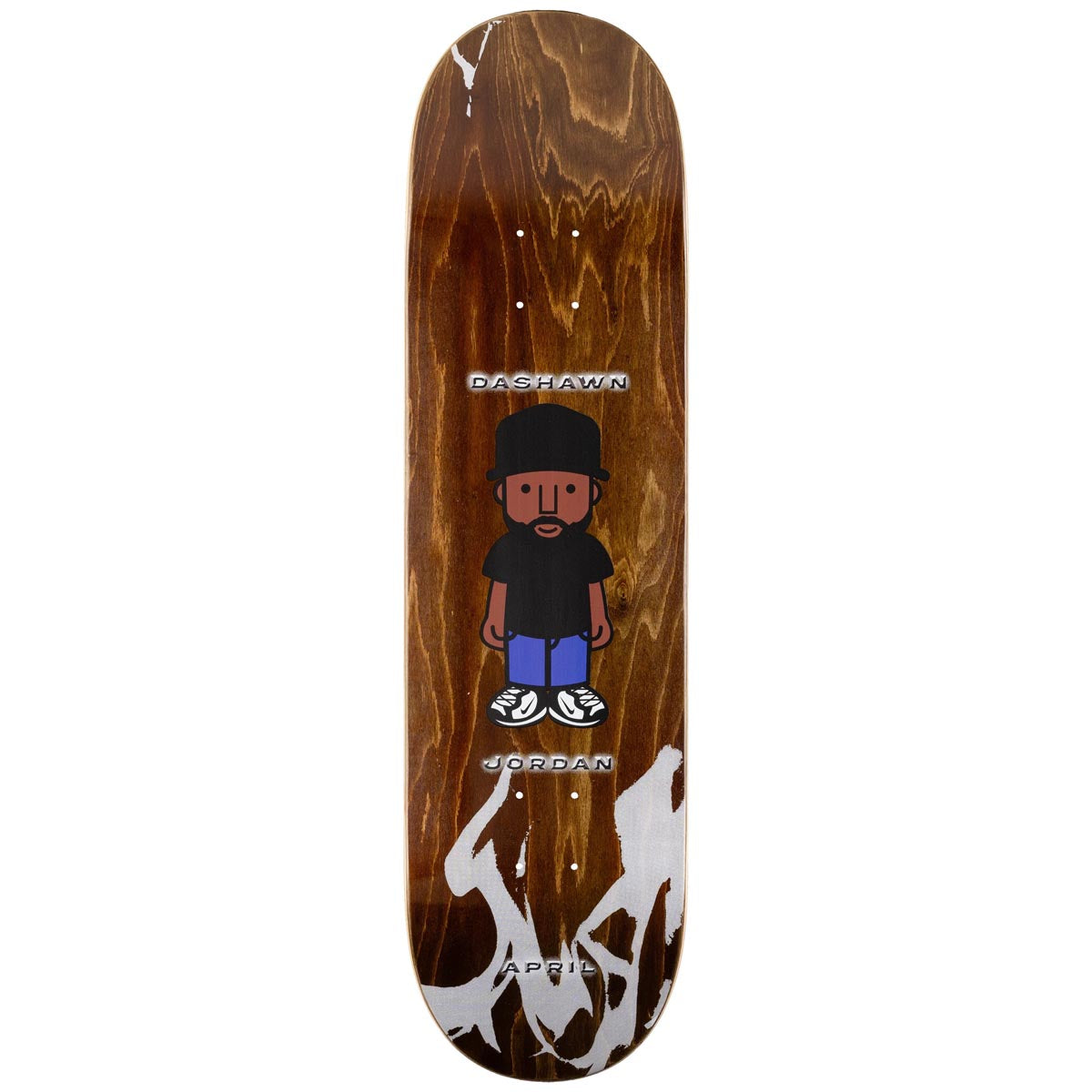 April Dashawn Jordan Character Skateboard Deck - 8.25