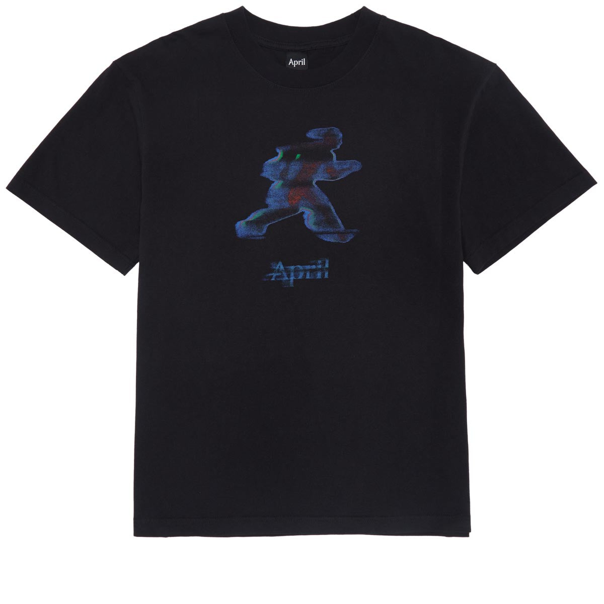 April Running T-Shirt - Black image 1