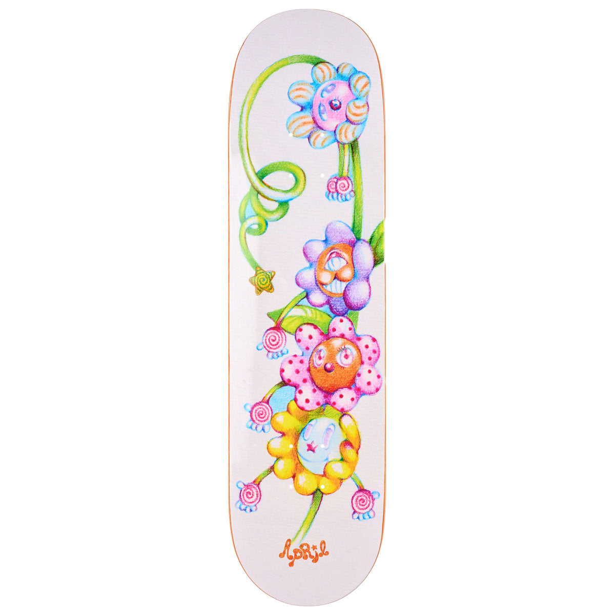 April Shane By Ema Gaspar Skateboard Deck - 8.125