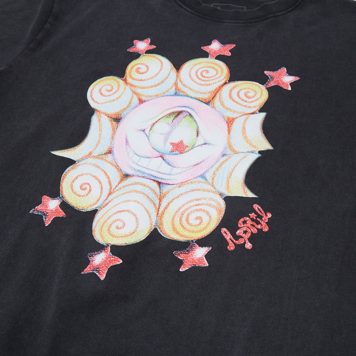 April Shane By Ema Gaspar T-Shirt - Vintage Black image 2