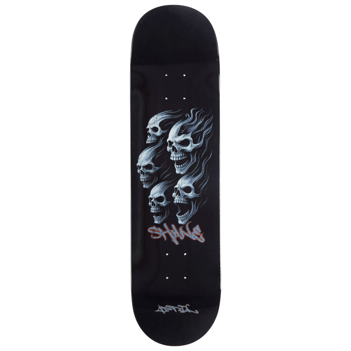 April Shane O'Neill Dead Skateboard Deck - Black Dip - 8.125