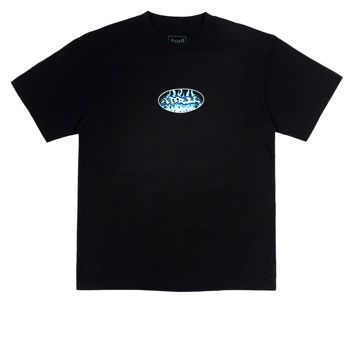 April Clear Flames T-Shirt - Black image 1