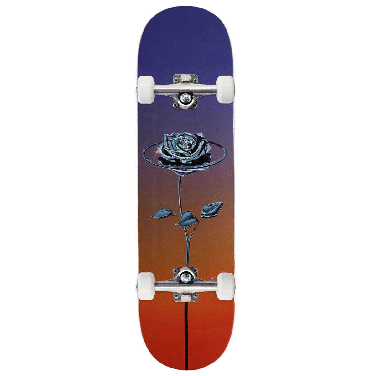 April Chrome Rose Color Skateboard Complete - 8.00
