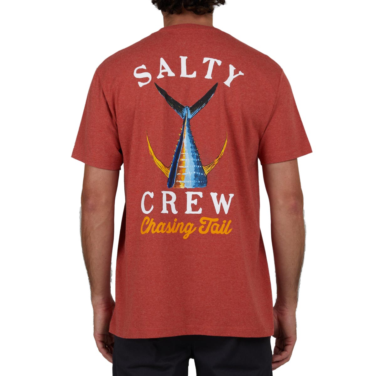 Salty Crew Tailed Classic T-Shirt - Salmon Heather image 2