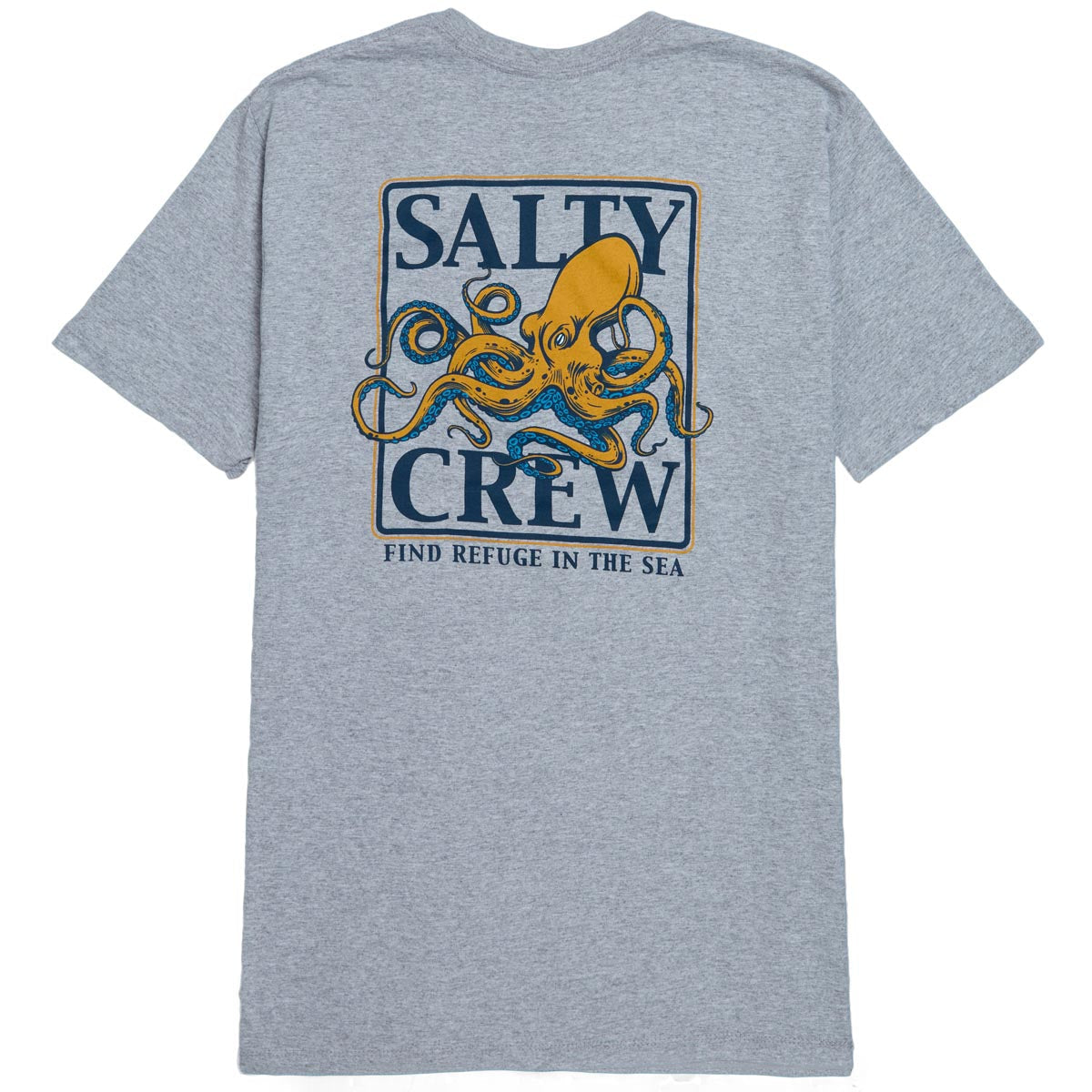Salty Crew Ink Slinger Classic T-Shirt - Athletic Heather image 1