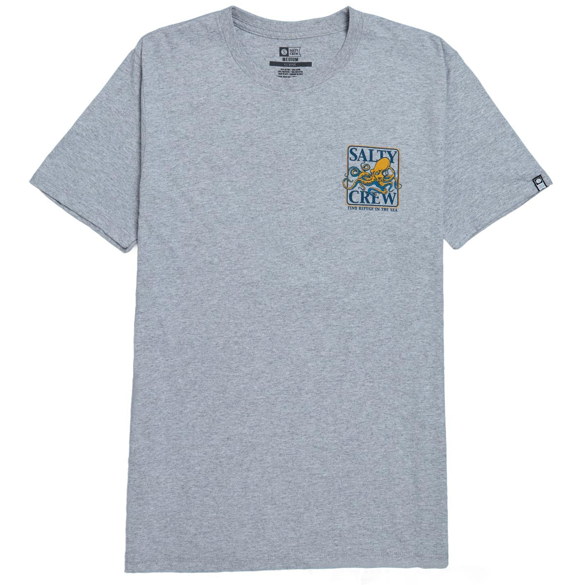 Salty Crew Ink Slinger Classic T-Shirt - Athletic Heather image 4