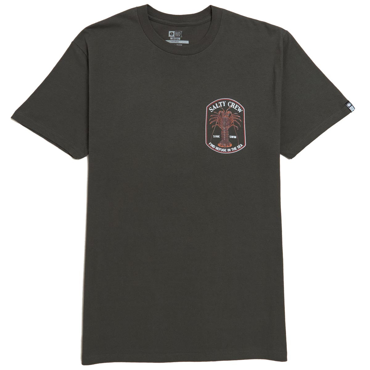 Salty Crew Spiny Classic T-Shirt - Charcoal image 4