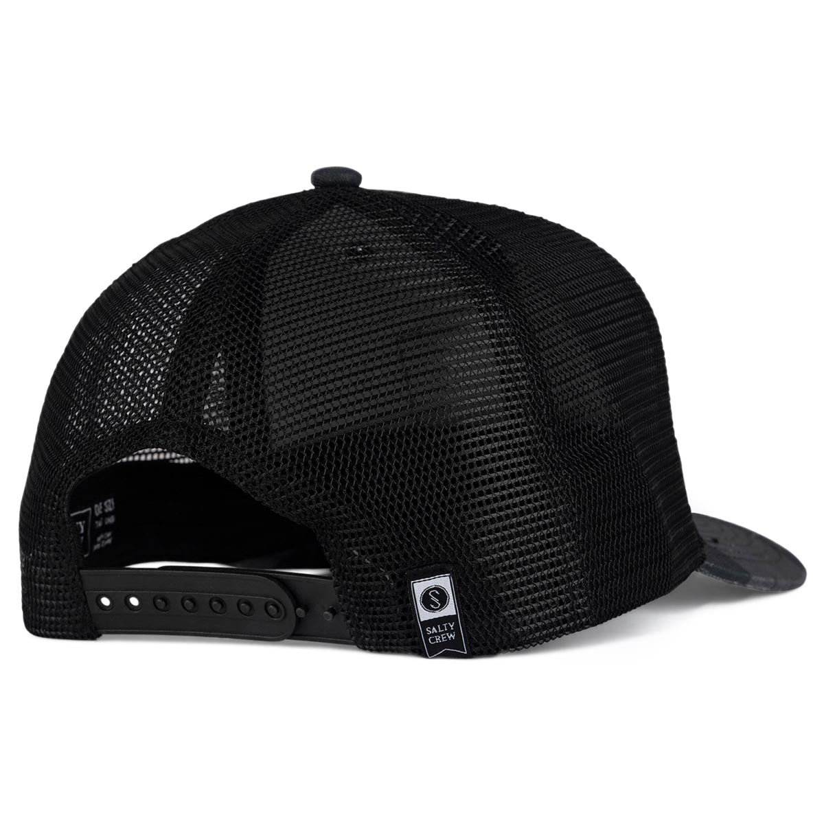 Salty Crew Patriot Retro Trucker Hat - Black/Camo image 2