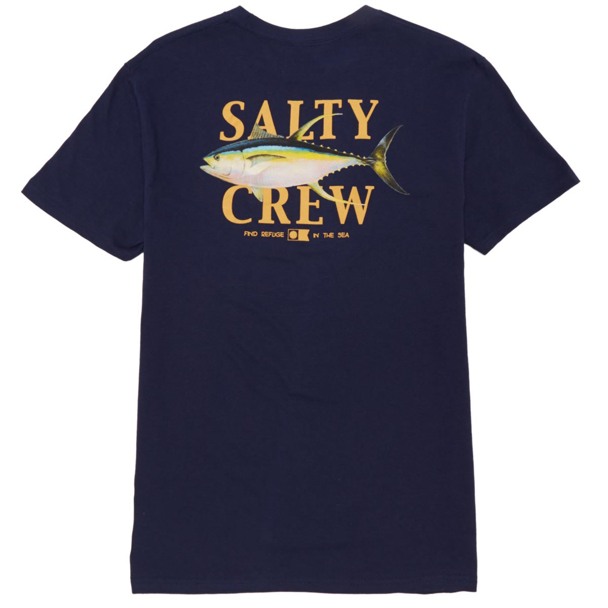 Salty Crew Yellowfin Classic T-Shirt - Navy image 1