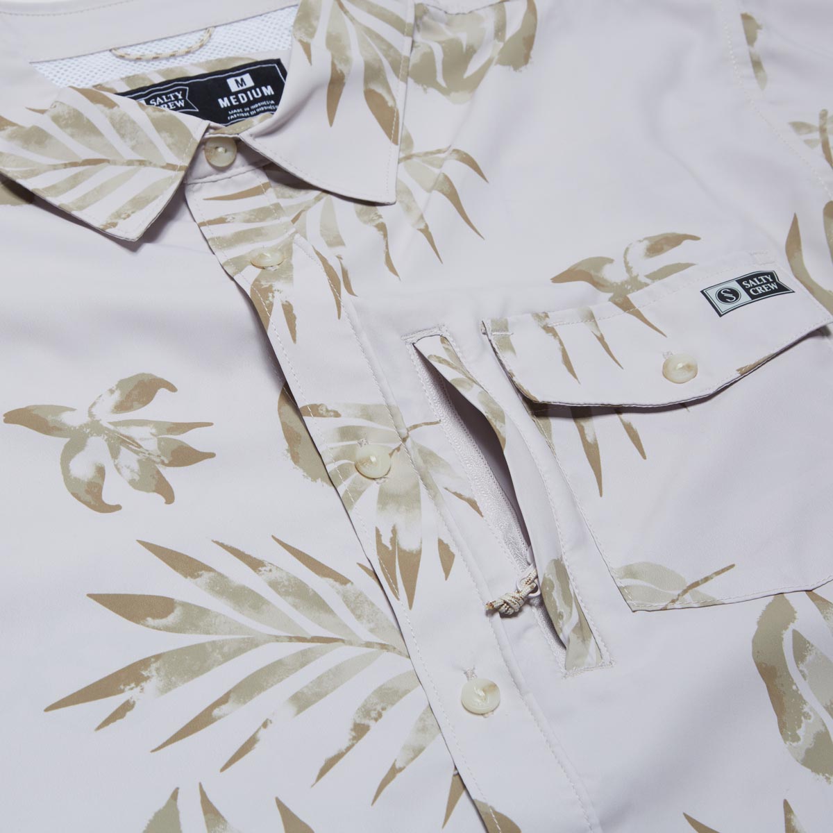 Salty Crew Badland Tech Woven Shirt - Natural image 3