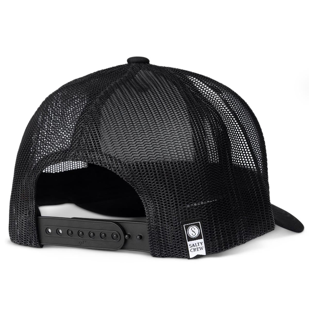 Salty Crew Outlined Retro Trucker Hat - Black image 2