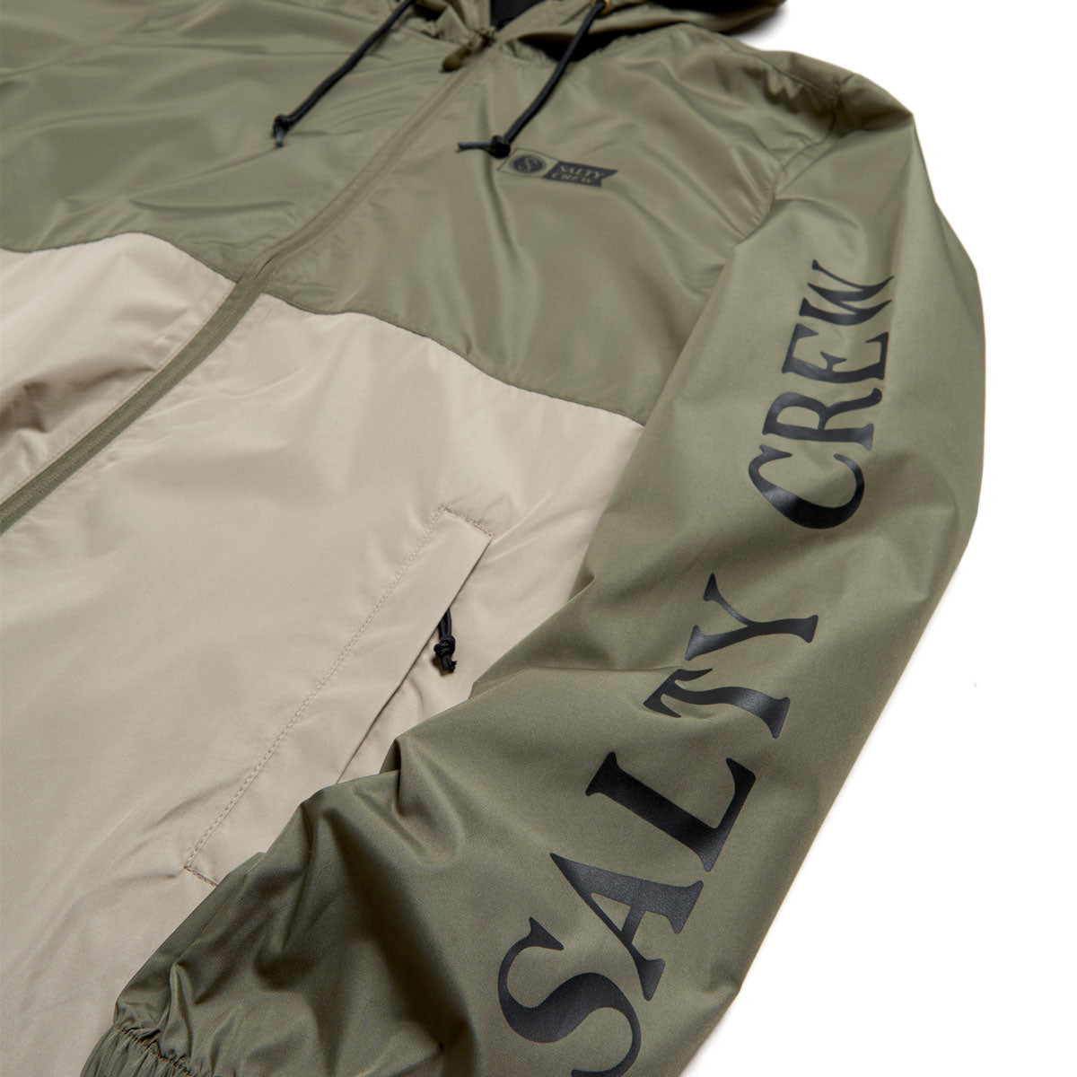 Salty Crew Surface Windbreaker Jacket - Olive image 3