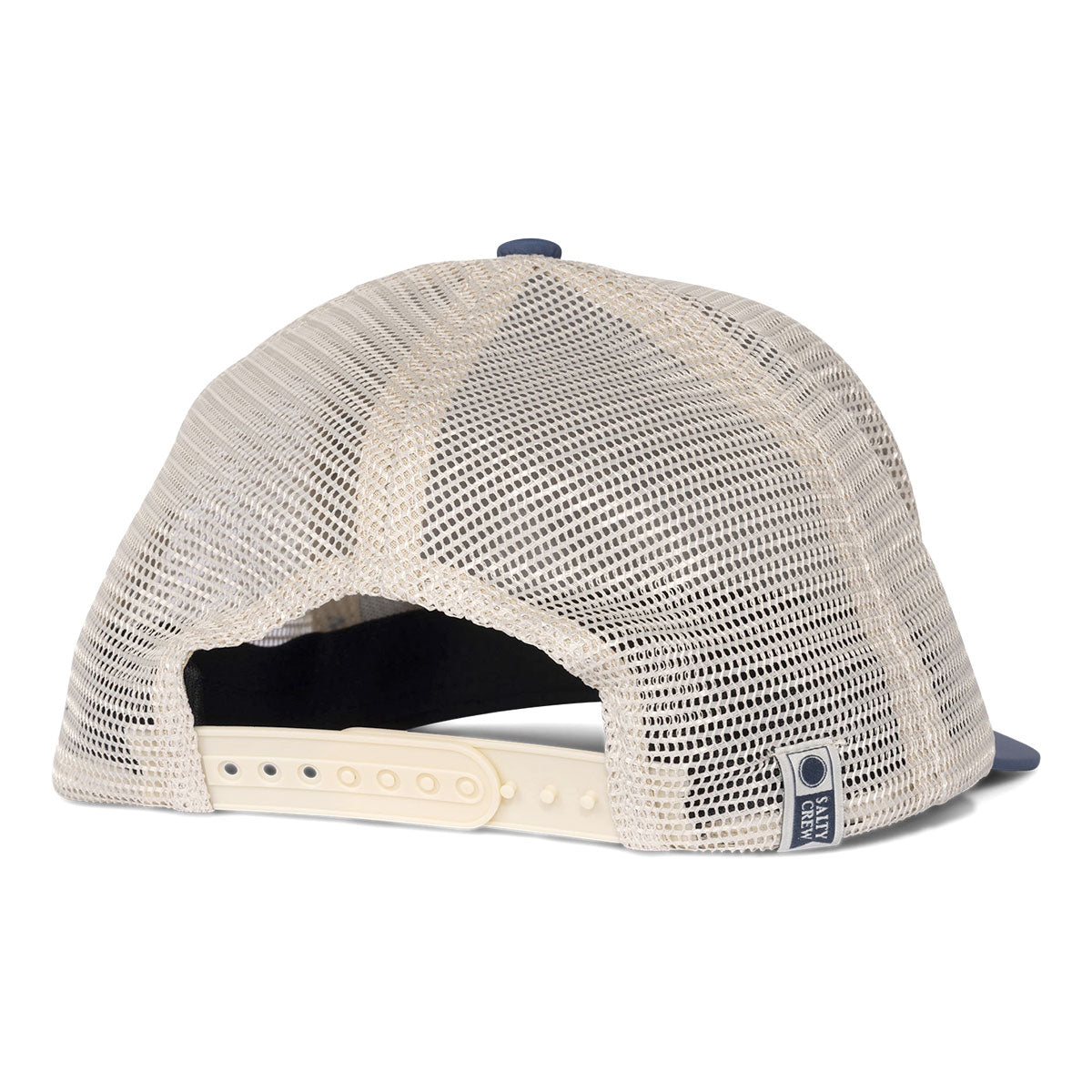 Salty Crew Diamond Marlin Trucker Hat - Oyster/Slate image 2