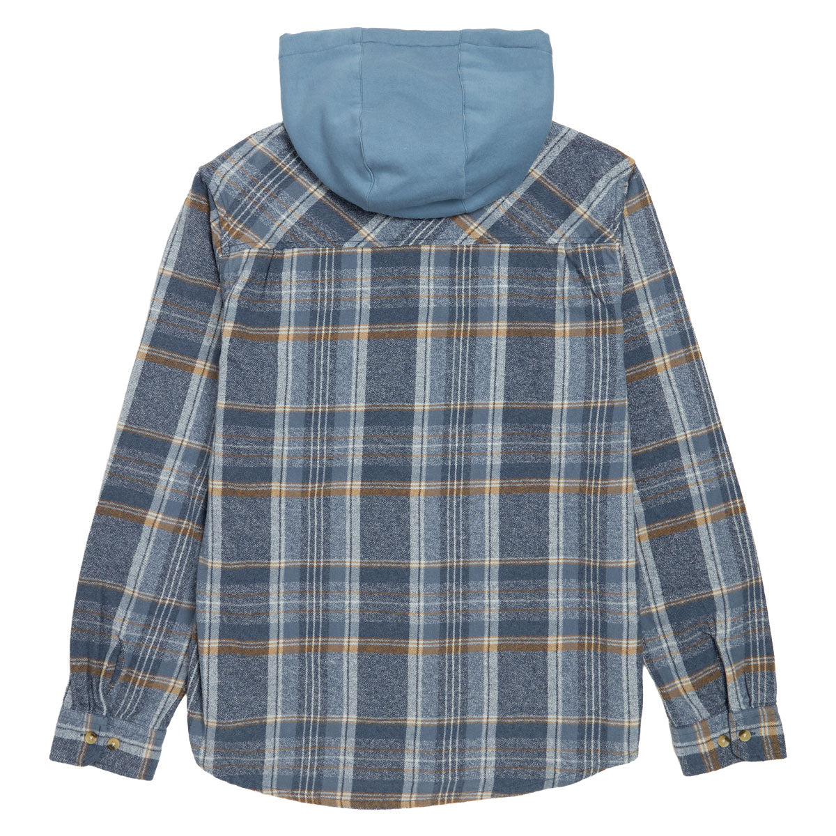 Salty Crew Whitewash Hooded Flannel Shirt - Midnight Navy image 3