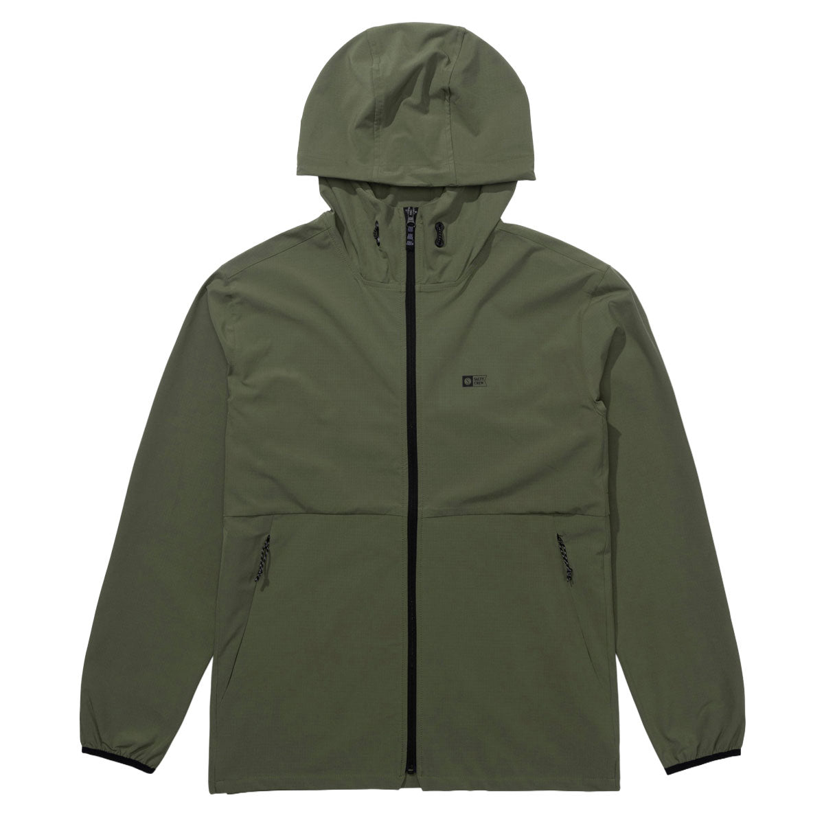 Salty Crew Stowaway Windbreaker Jacket - Four Leaf Clover image 1