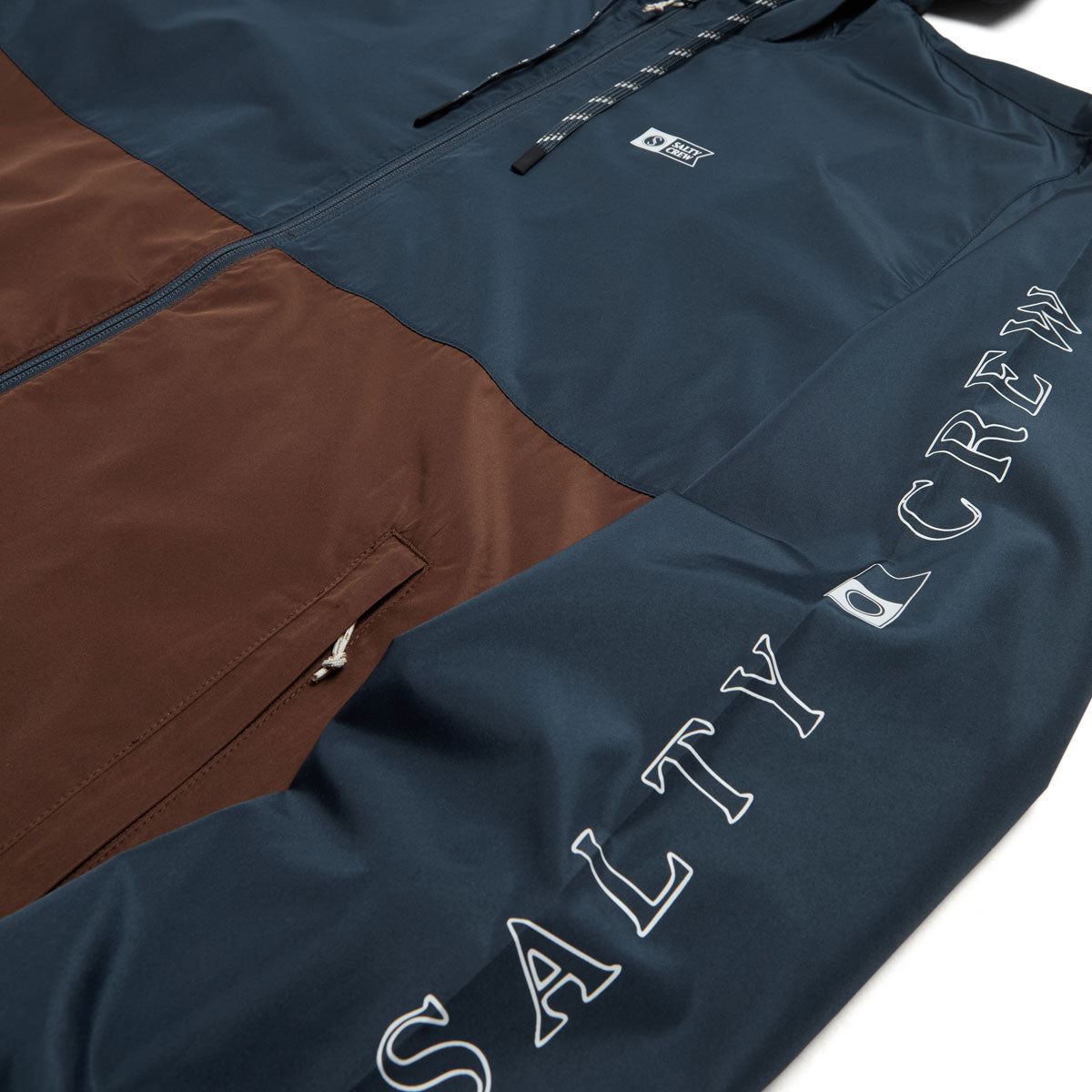 Salty Crew Surface Windbreaker Jacket - Friar Brown image 3