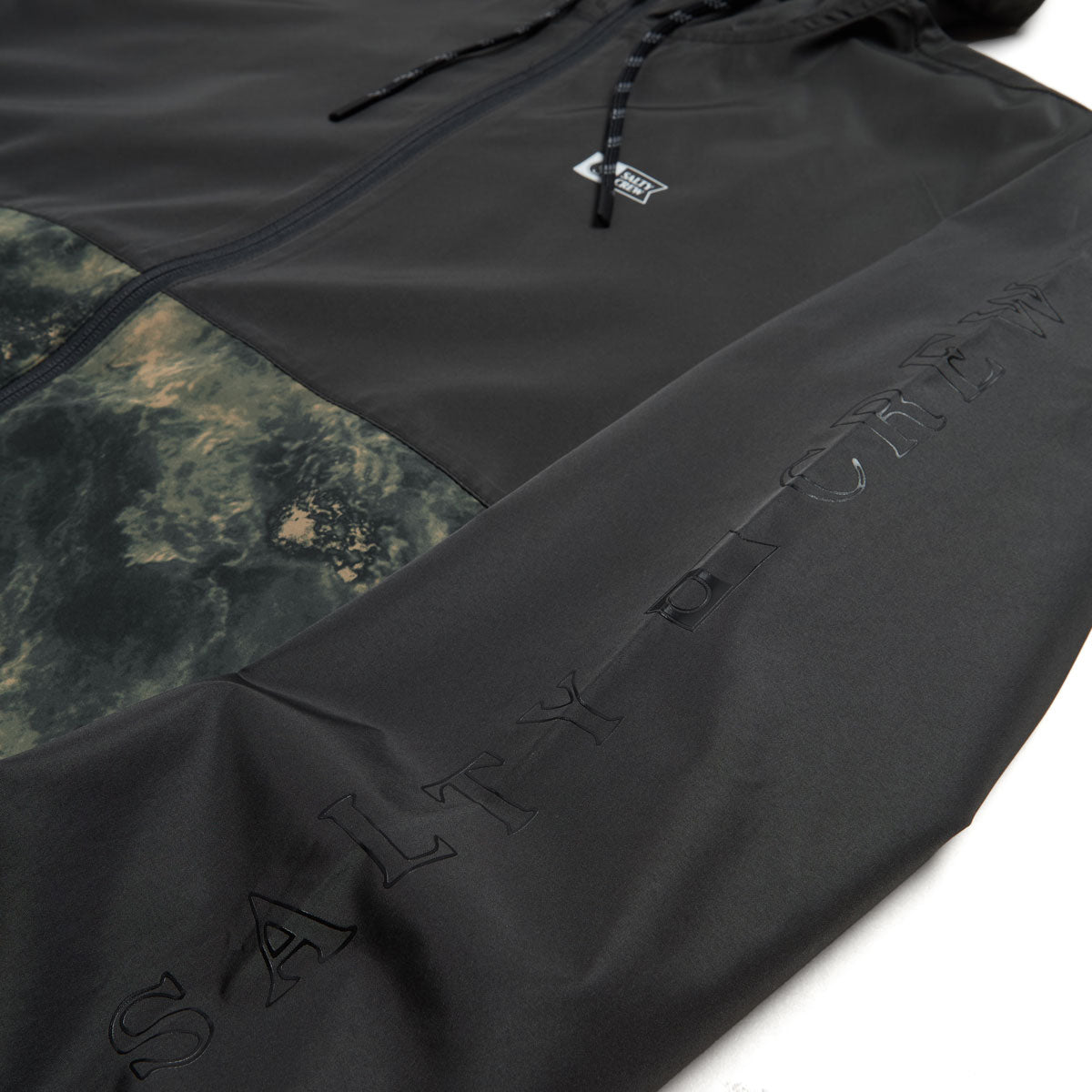Salty Crew Surface Windbreaker Jacket - Pirate Black image 3