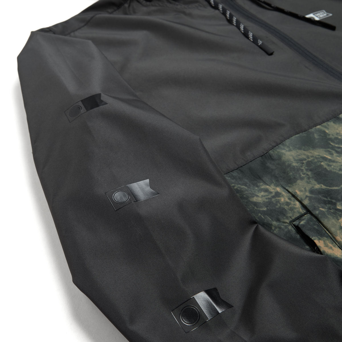 Salty Crew Surface Windbreaker Jacket - Pirate Black image 4