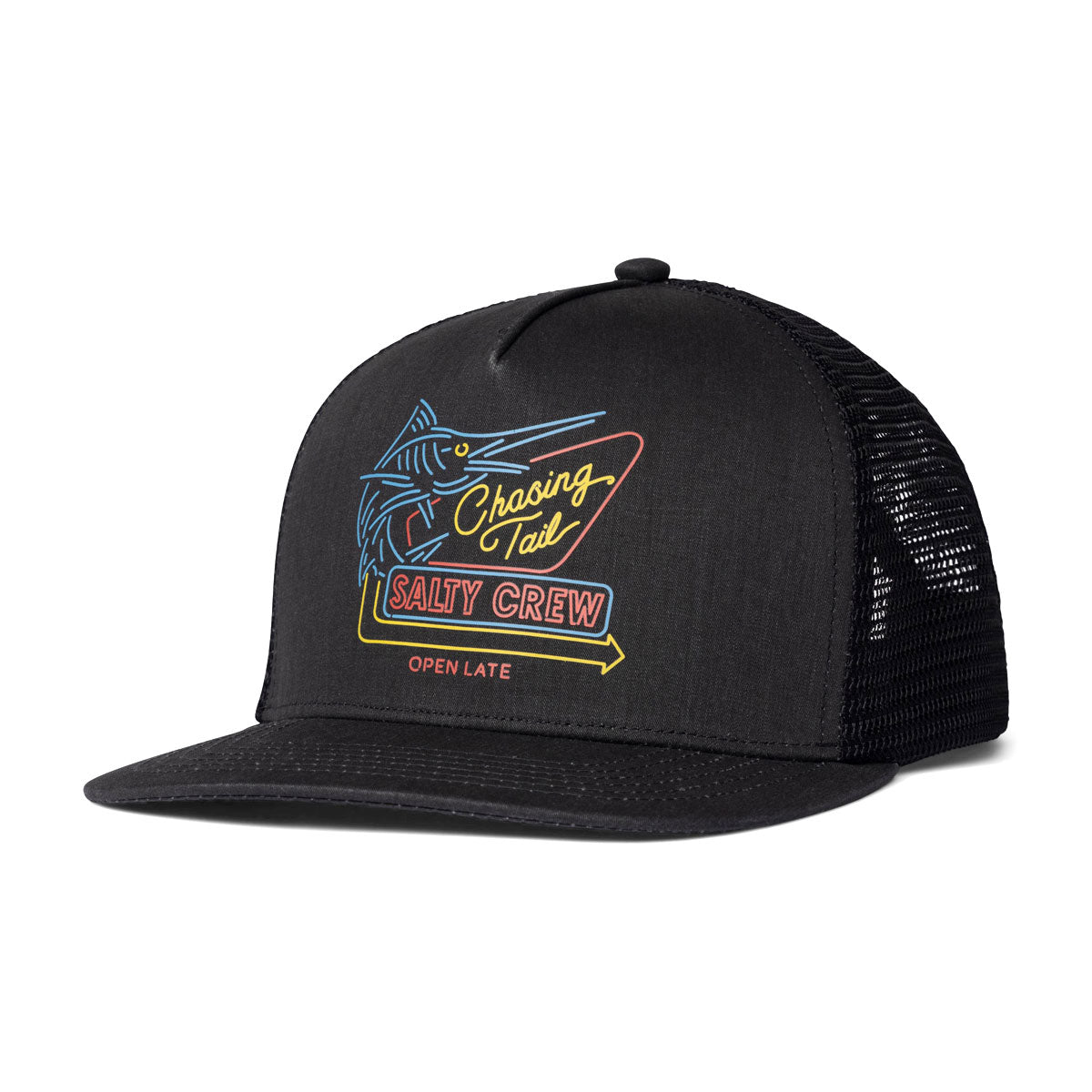 Salty Crew Good Times Trucker Hat - Black image 1