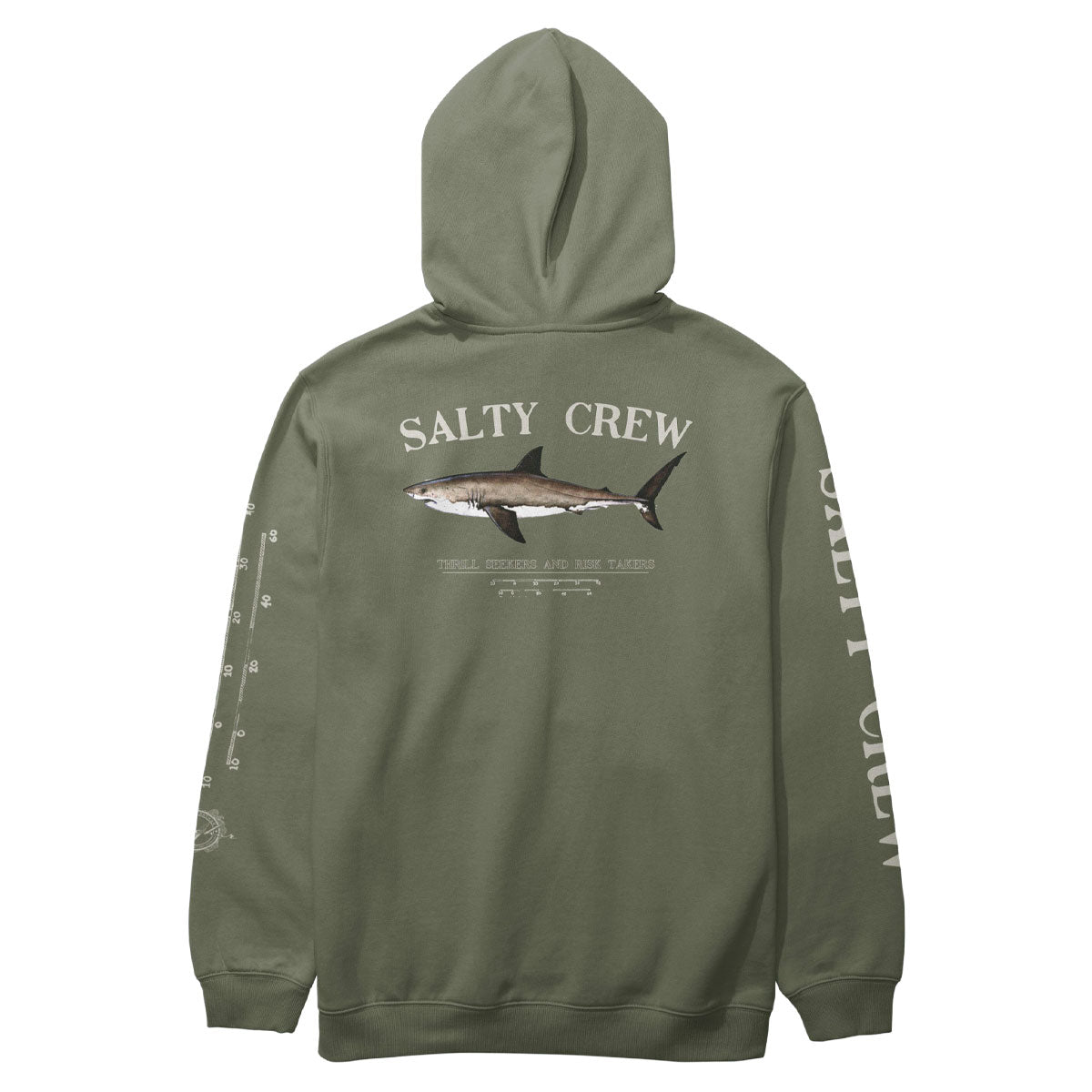 Salty Crew Bruce Hoodie - Dusty Olive image 2