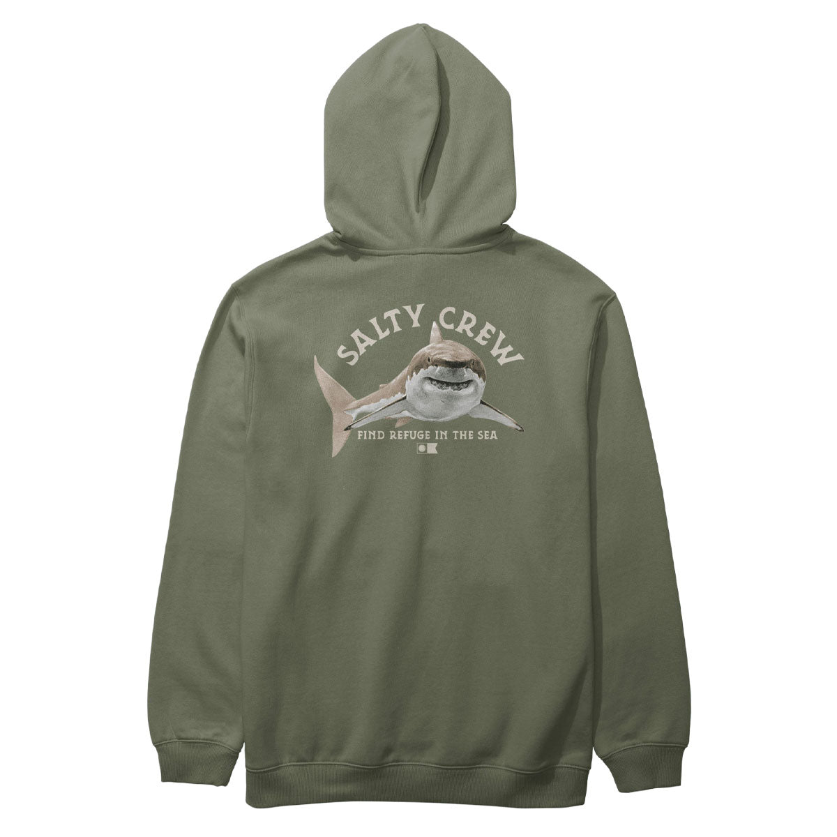 Salty Crew Lurking Hoodie - Dusty Olive image 1