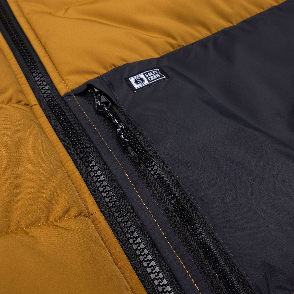 Salty Crew Barrier Hooded Jacket - Bronze Brown image 3