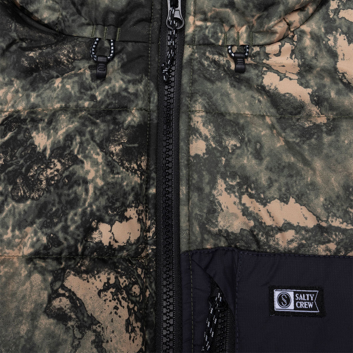 Salty Crew Barrier Hooded Jacket - Camo image 4
