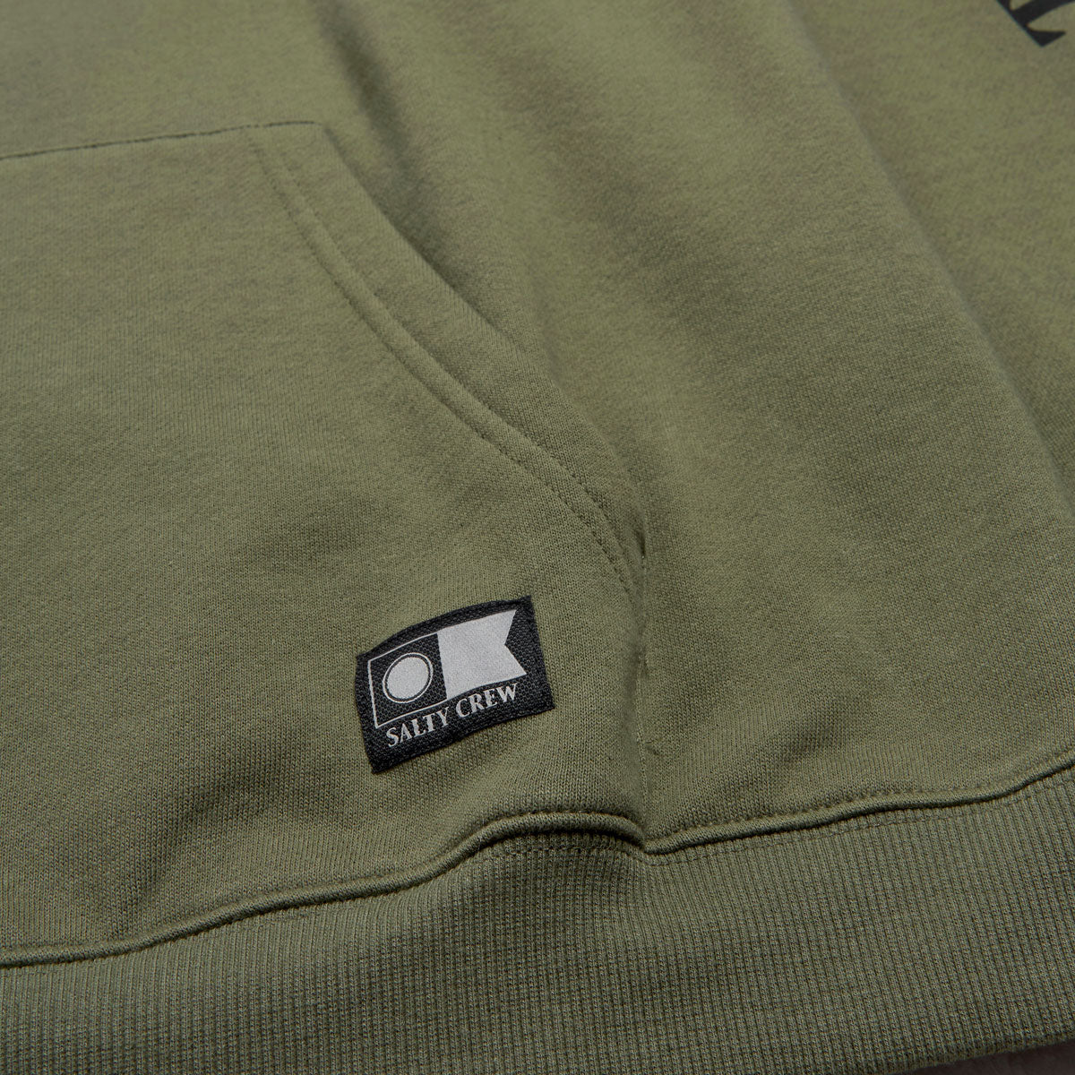 Salty Crew Refuge Hoodie - Olive image 3