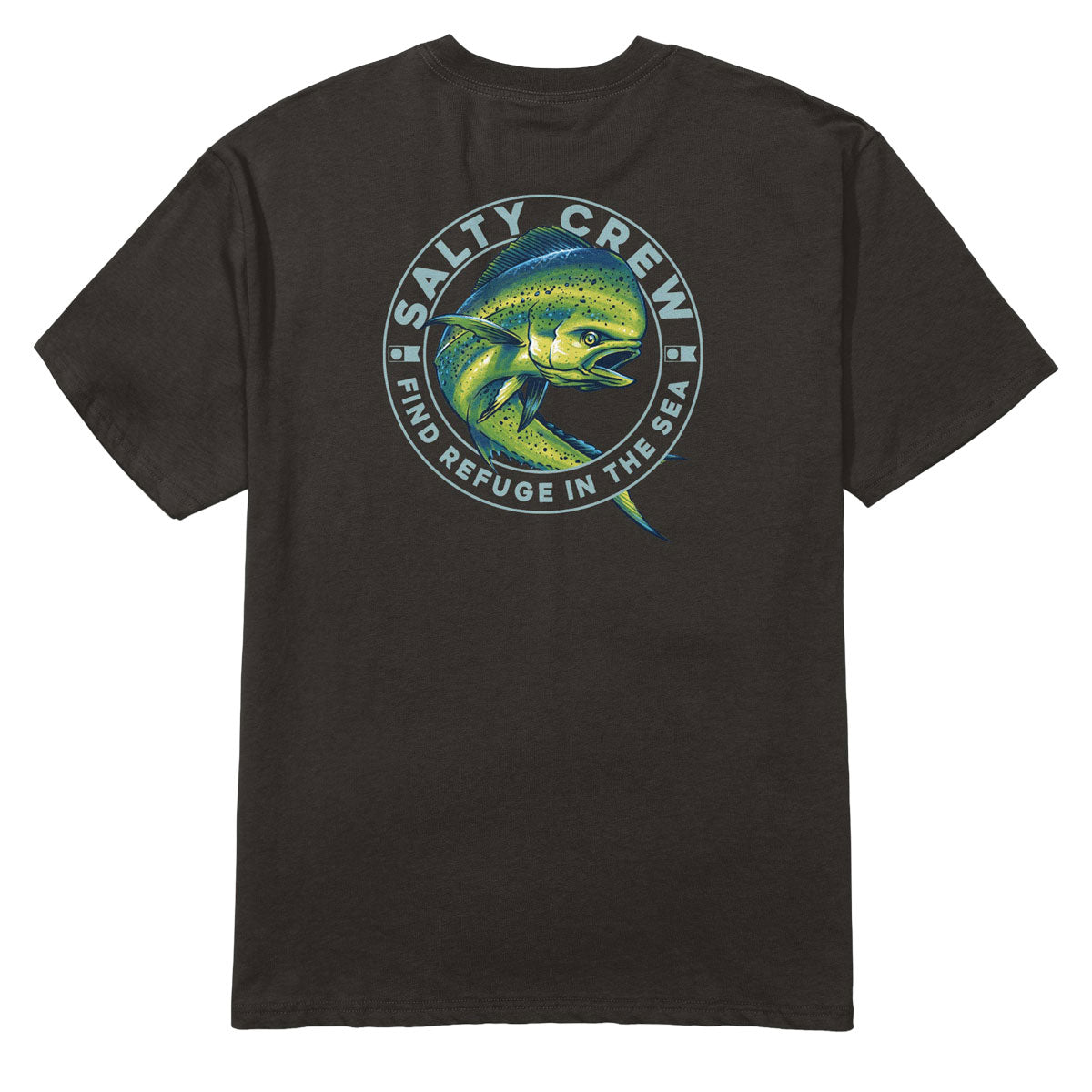 Salty Crew Mahi Club Classic T-Shirt - Black image 1